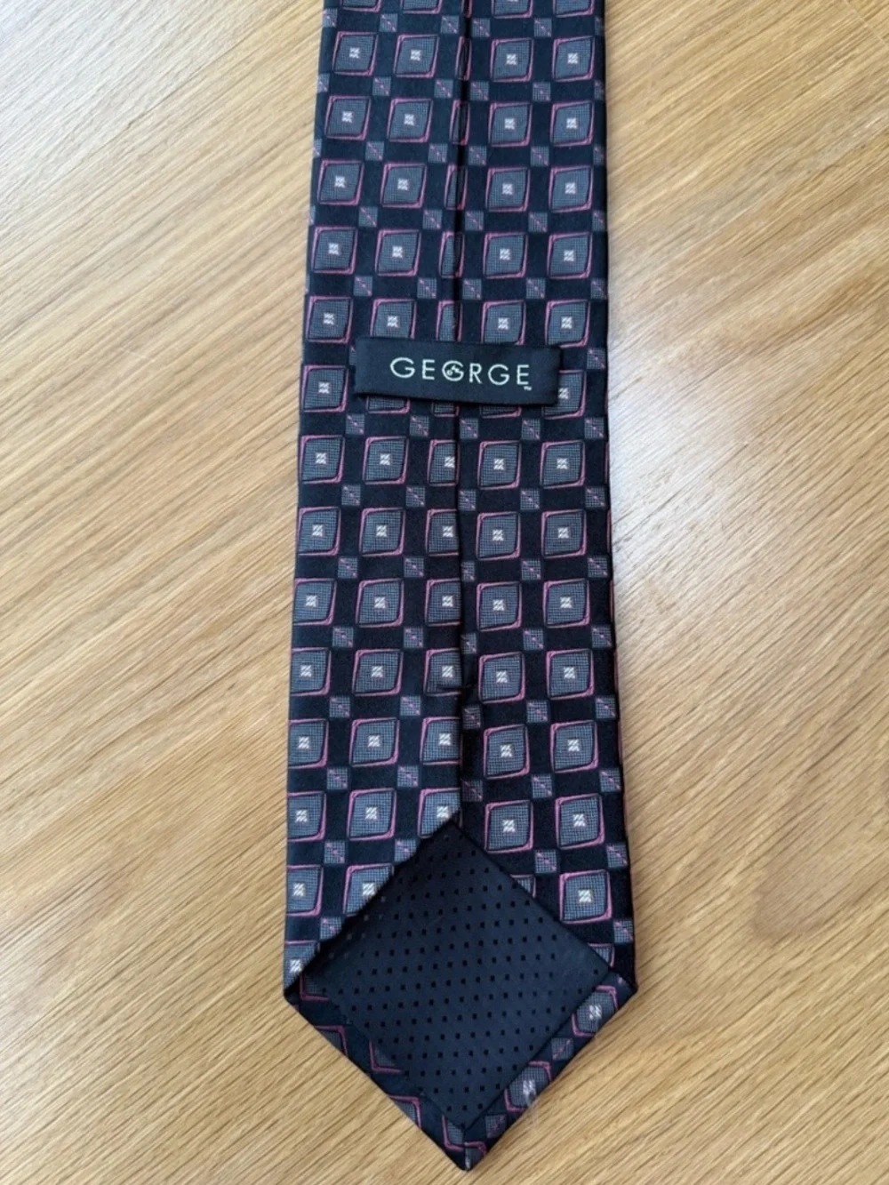 Black, Blue & Green Patterned Neckties - Set of 3
